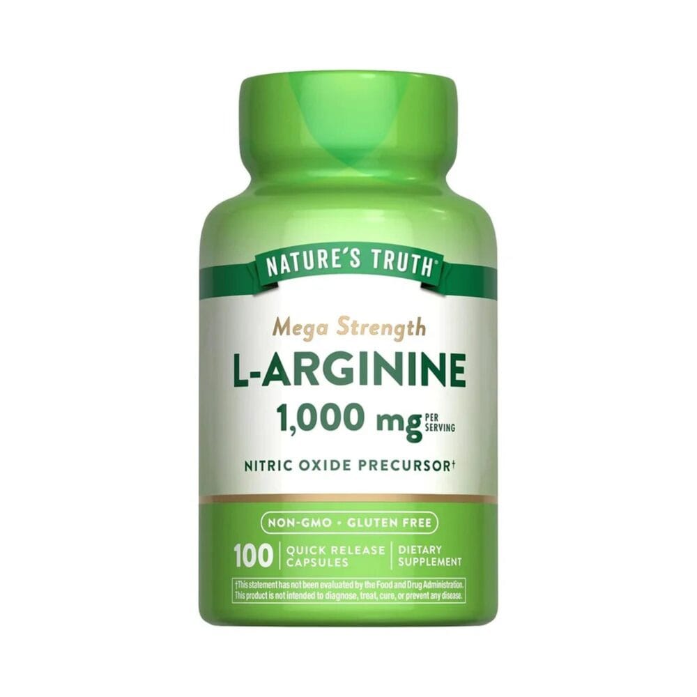 L-Arginina 500 mg - 100 Cápsulas  - Nature’s Truth