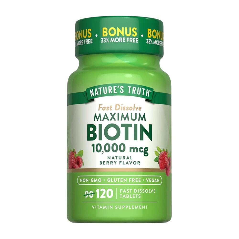 Biotin 10,000 Mcg - 120 Tabletas - Nature’s Truth