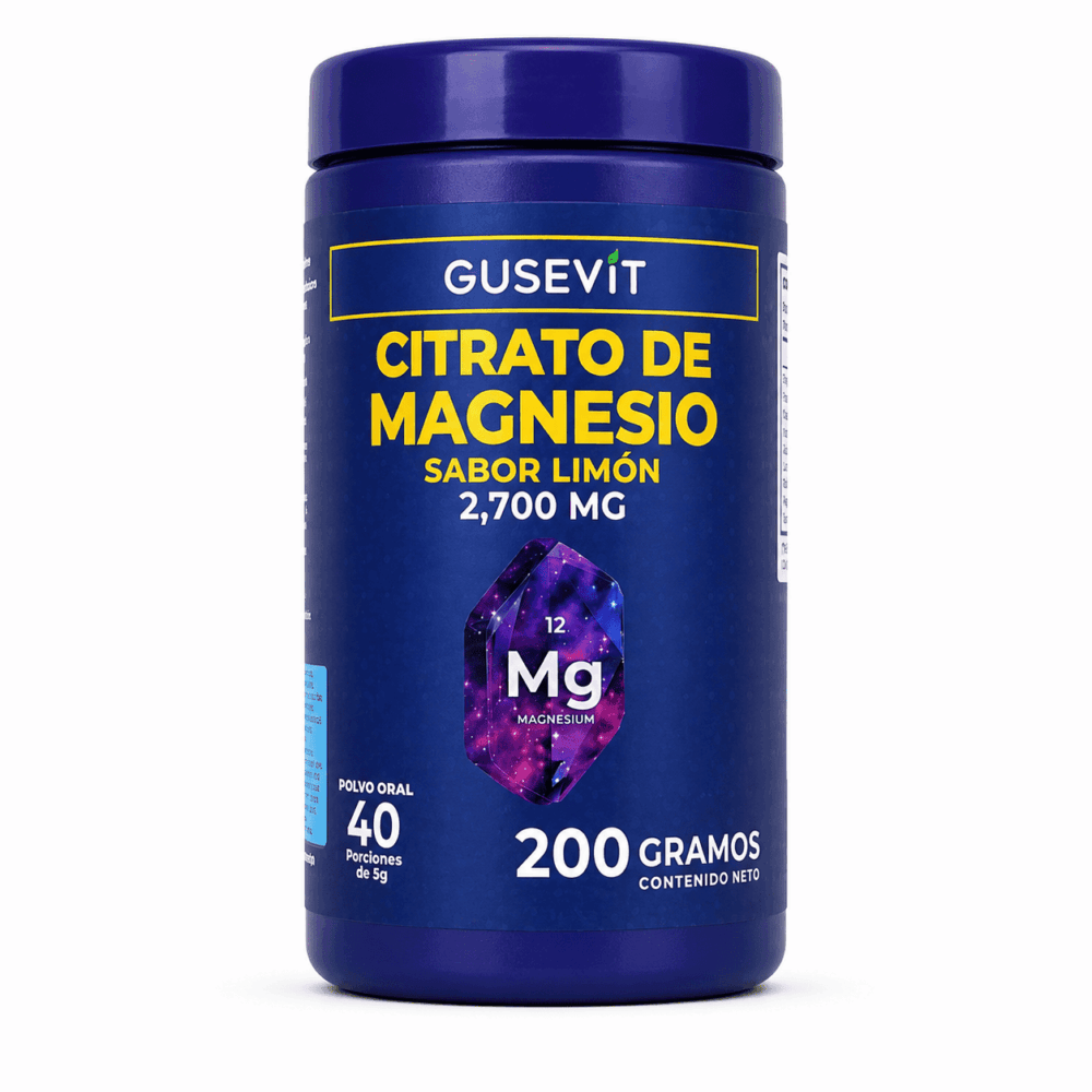Citrato de Magnesio Gusevit 200 g Sabor Limón