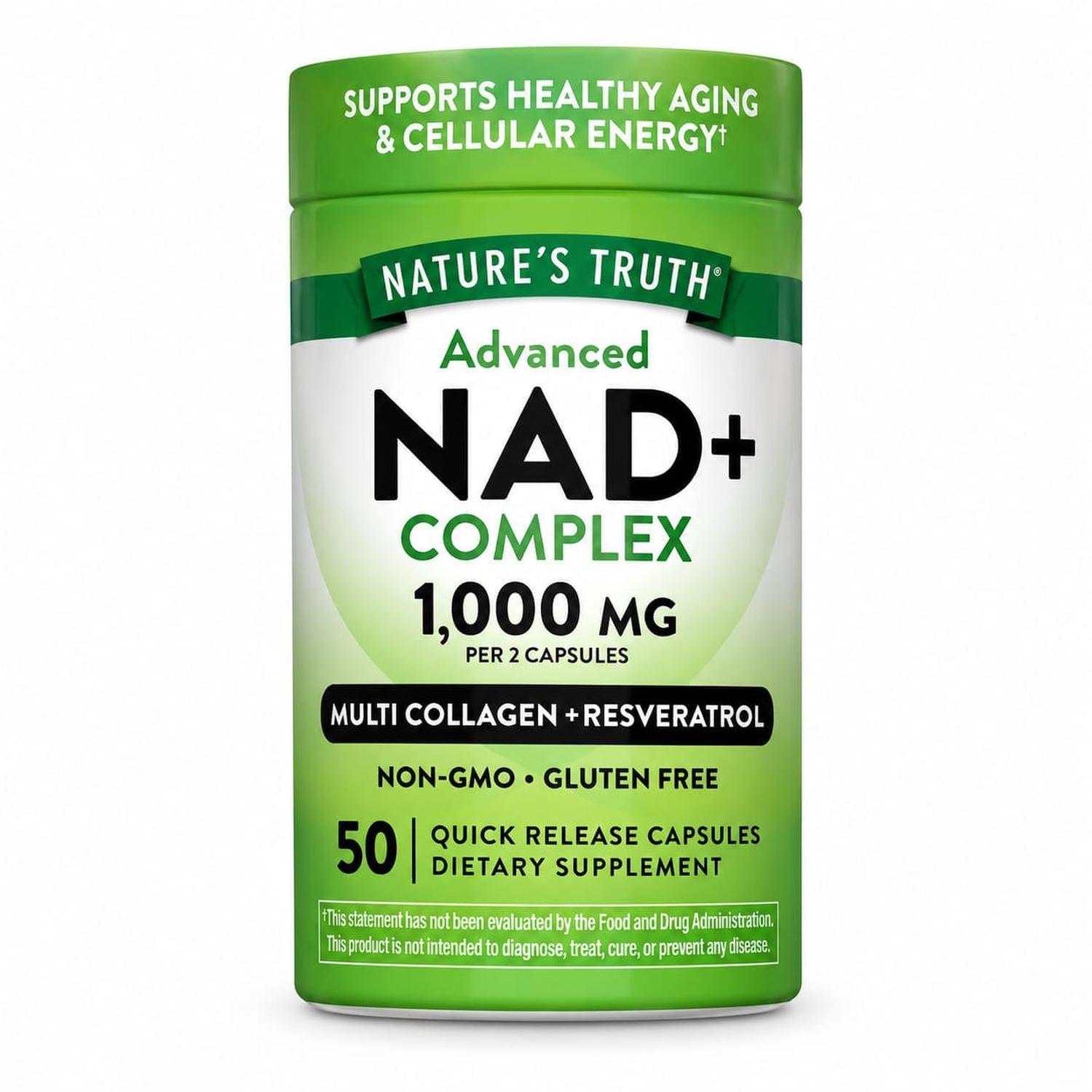NAD+ Complex 1000 mg Nature’s Truth 50 Cápsulas