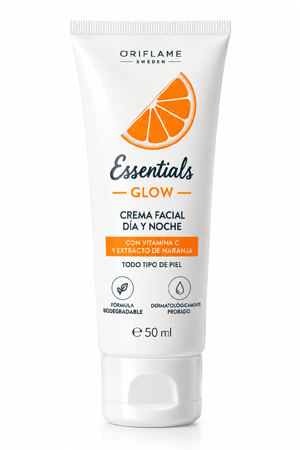 Crema Facial Día y Noche Essentials Glow Oriflame 50 ml